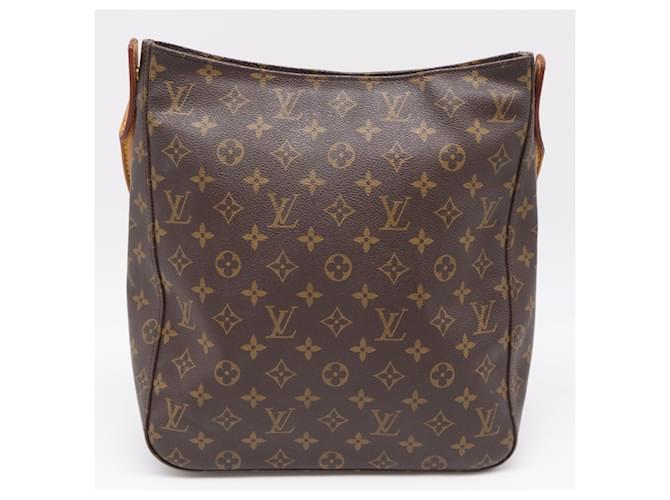 Borsa Louis Vuitton Monogram Looping GM Marrone Beige Monogramma - vista 2