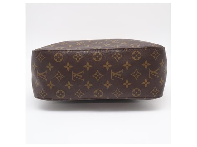 Borsa Louis Vuitton Monogram Looping GM Marrone Beige Monogramma - vista 7