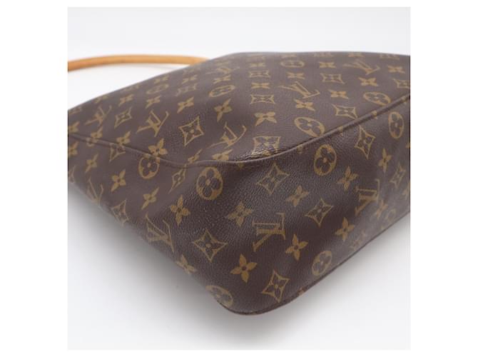 Borsa Louis Vuitton Monogram Looping GM Marrone Beige Monogramma - vista 9
