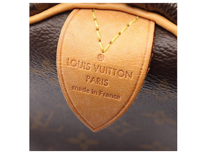 Bolso Louis Vuitton Speedy 35 Castaño - vista 4