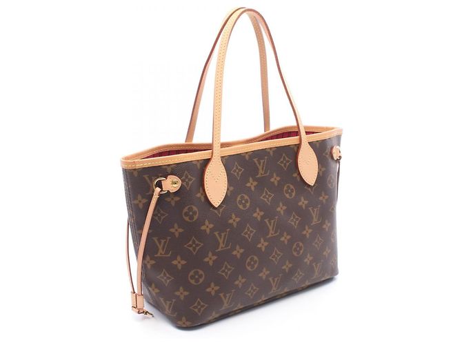 Borsa Tote Louis Vuitton Neverfull PM Marrone - vista 2