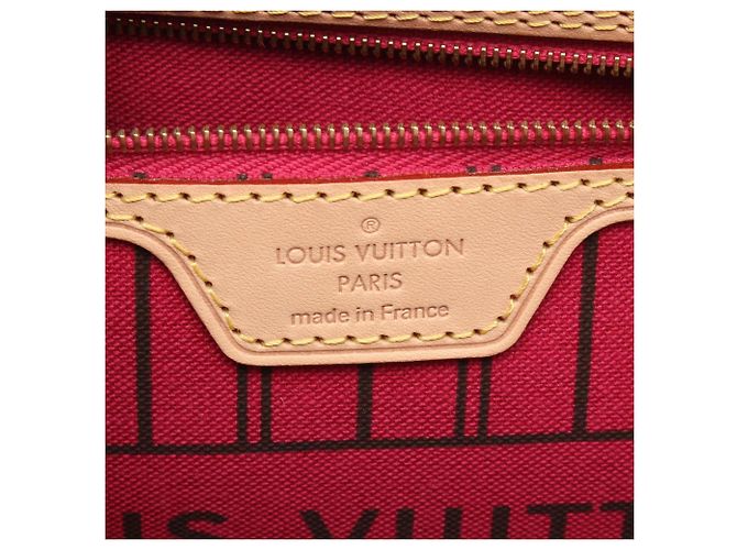 Borsa Tote Louis Vuitton Neverfull PM Marrone - vista 4
