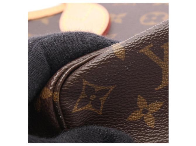 Borsa Tote Louis Vuitton Neverfull PM Marrone - vista 6