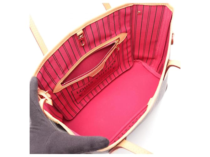 Louis Vuitton Neverfull PM Tote Bag Brown - view 3