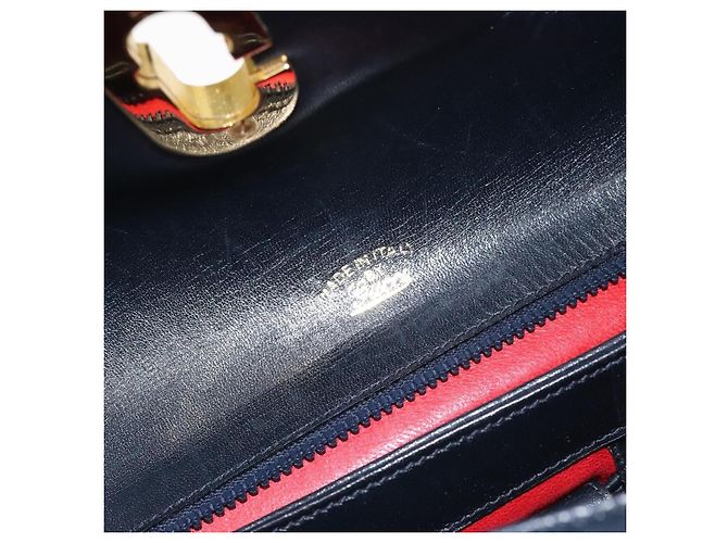 Gucci Pelle Vintage Blu navy - vista 6