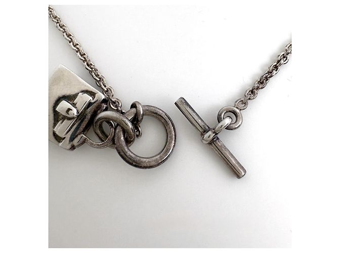 Hermès Collana Amulette Kelly Hermes Argento - vista 3