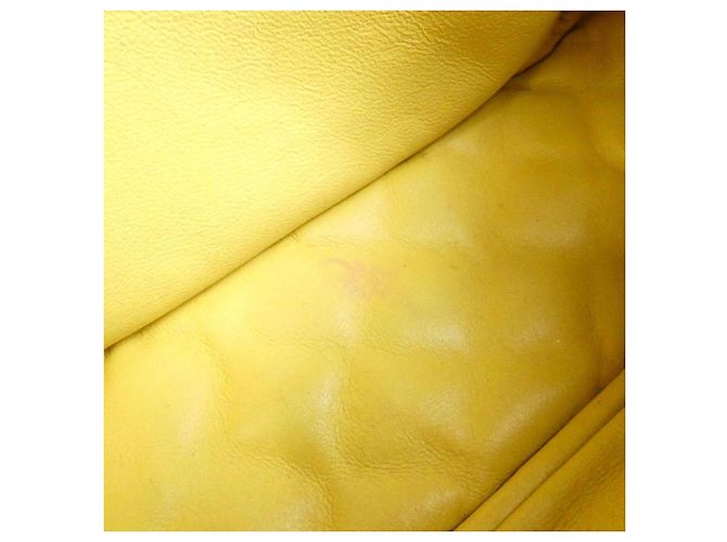 Borsa a Spalla Chanel 40009 Gialla Giallo - vista 10