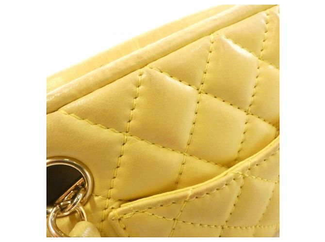 Borsa a Spalla Chanel 40009 Gialla Giallo - vista 6
