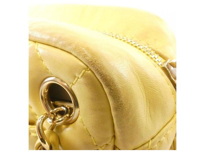 Borsa a Spalla Chanel 40009 Gialla Giallo - vista 7