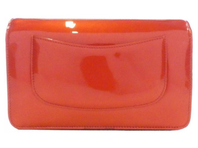 Chanel 48115 Red Chain Shoulder Wallet Rosso - vista 2