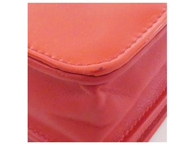 Chanel 48115 Red Chain Shoulder Wallet Rosso - vista 4