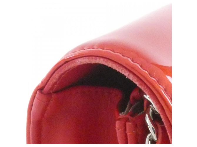 Chanel 48115 Red Chain Shoulder Wallet Rosso - vista 6