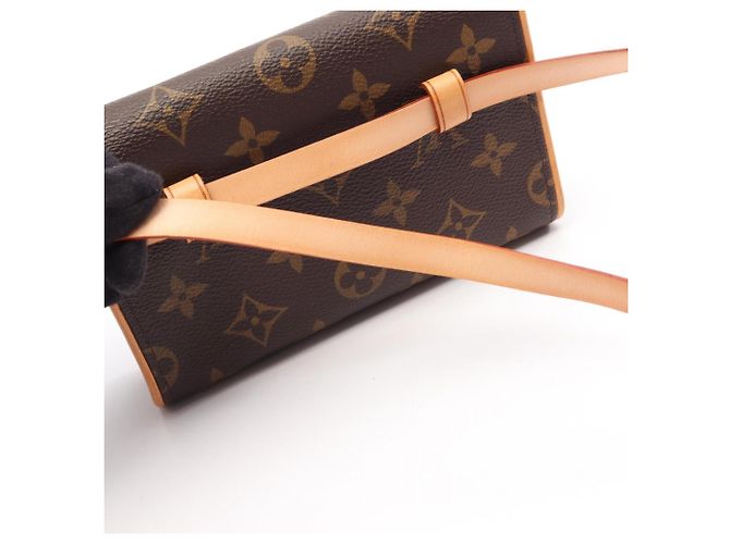 Pochette Florentine Louis Vuitton Vita Marrone - vista 10