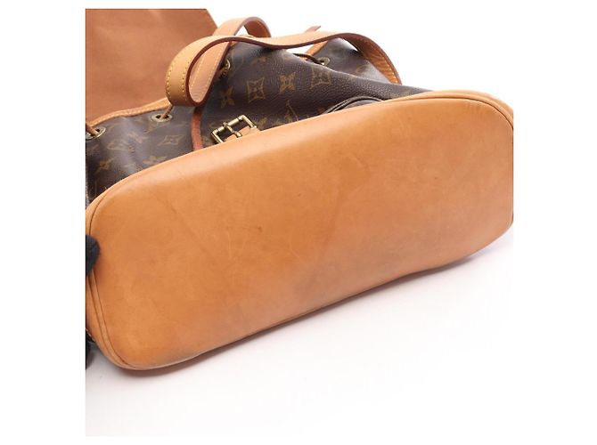 Zaino/Borsa Louis Vuitton Montsouris MM Marrone - vista 10