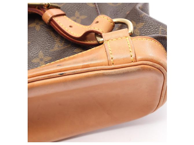 Zaino/Borsa Louis Vuitton Montsouris MM Marrone - vista 11