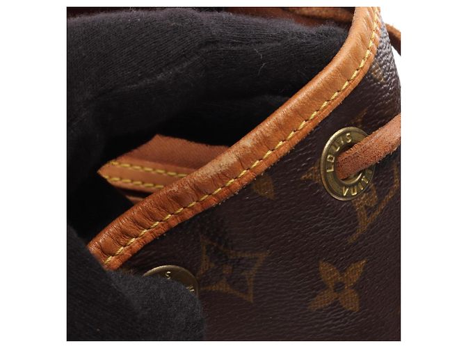 Zaino/Borsa Louis Vuitton Montsouris MM Marrone - vista 8