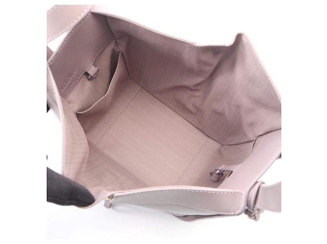 Borsa Loewe Hammock in pelle viola Porpora - vista 3