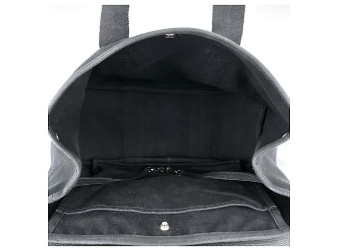 Hermès Borsa Tote Hermes Valparaiso MM Nero - vista 8