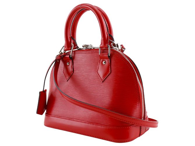 Louis Vuitton Alma Epi Leather BB Rosso - vista 2