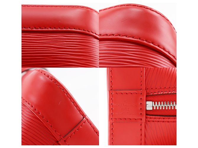 Louis Vuitton Alma Epi Leather BB Rosso - vista 5