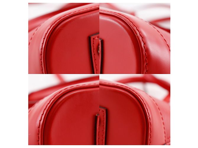 Louis Vuitton Alma Epi Leather BB Rosso - vista 7