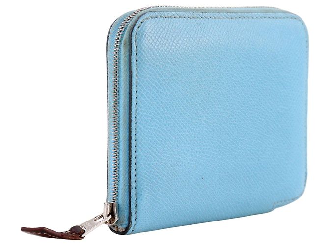 Hermès Hermes Azap Silkin Epsom Leather Silk Blu - vista 3