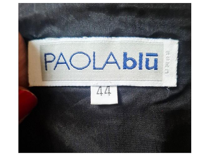 Autre Marque Coordinato Top e gonna da sera nero con ricami - vista 13