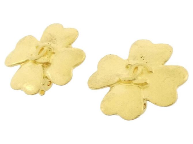 Orecchini a clip dorati Chanel D'oro - vista 2