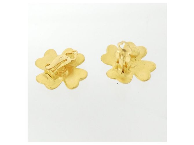 Orecchini a clip dorati Chanel D'oro - vista 4