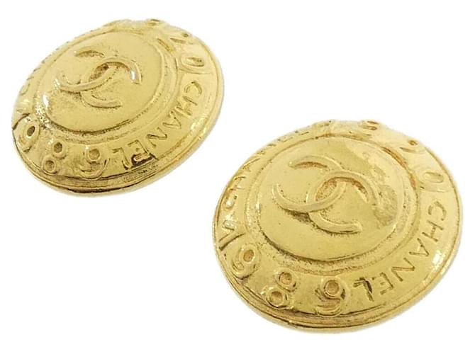 Orecchini a clip dorati Chanel D'oro - vista 2