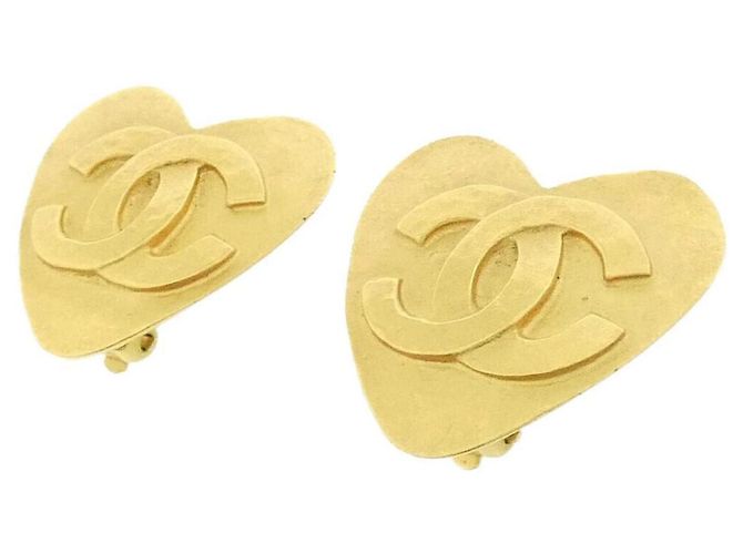 Orecchini a clip dorati Chanel D'oro - vista 2