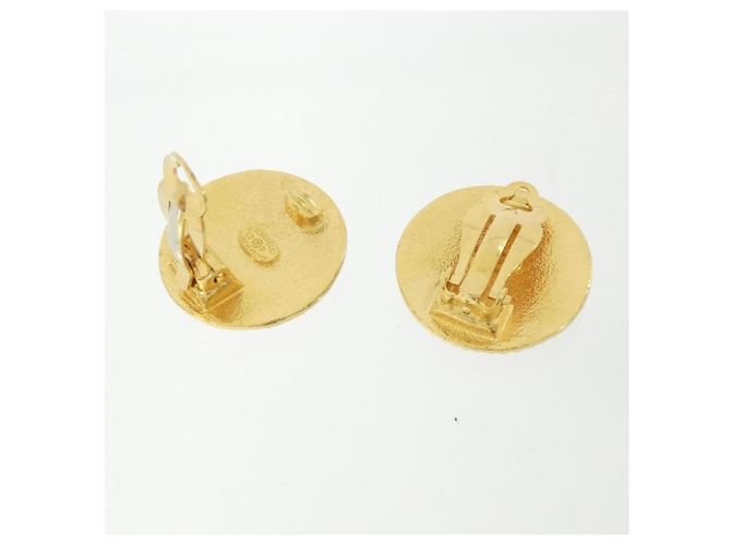 Orecchini a clip dorati Chanel D'oro - vista 3
