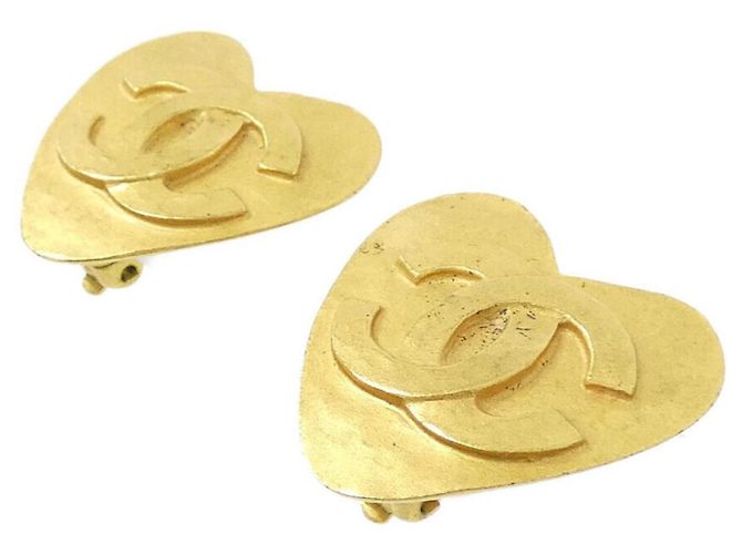 Orecchini a clip dorati Chanel D'oro - vista 2