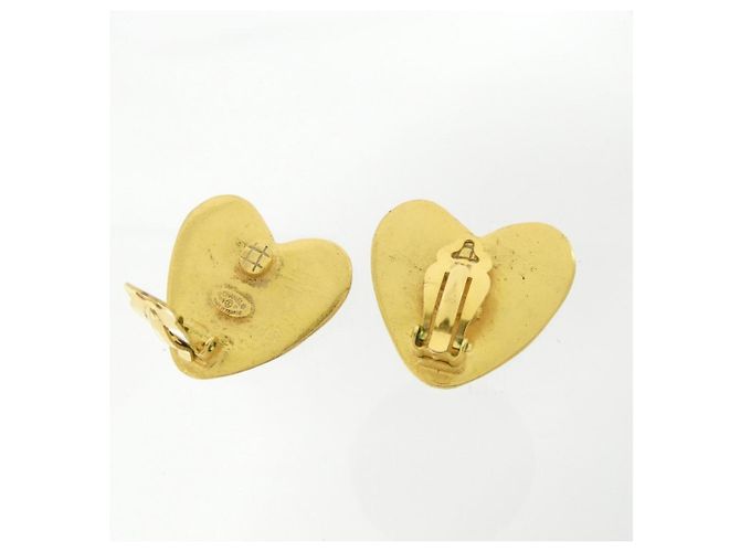 Orecchini a clip dorati Chanel D'oro - vista 4