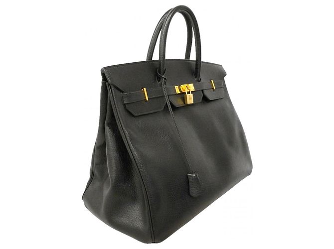 Hermès Borsa Hermes Birkin 40 Nero - vista 2