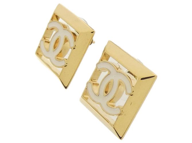 Orecchini a lobo in oro bianco Chanel ABD872 D'oro - vista 2