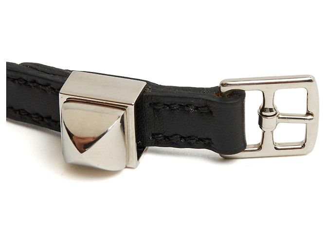 Hermès Medor Double Tour Collier de Chien Armband - Schwarz - Ansicht 3