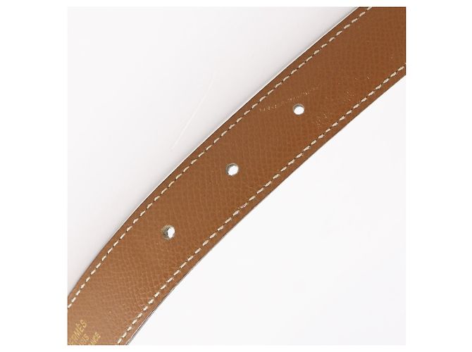Hermès Hermes Constance Reversible Belt Leather Medium Brown - view 6