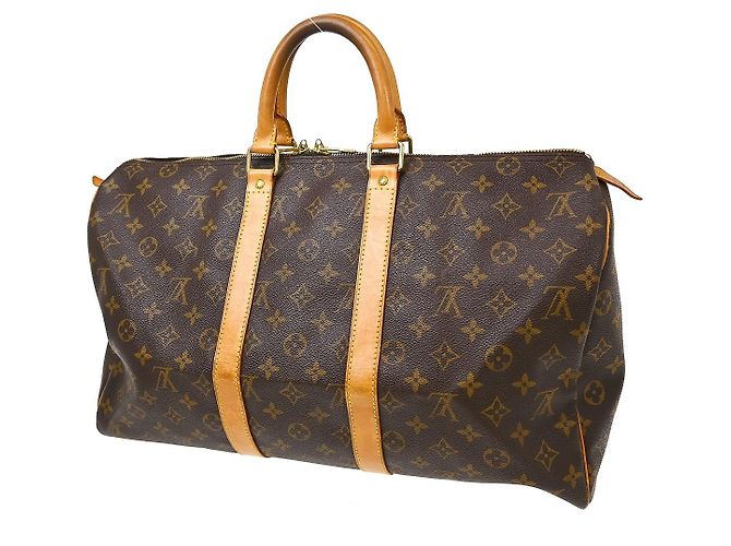 Louis Vuitton Keepall Monogram Canvas 45 Marrone - vista 2
