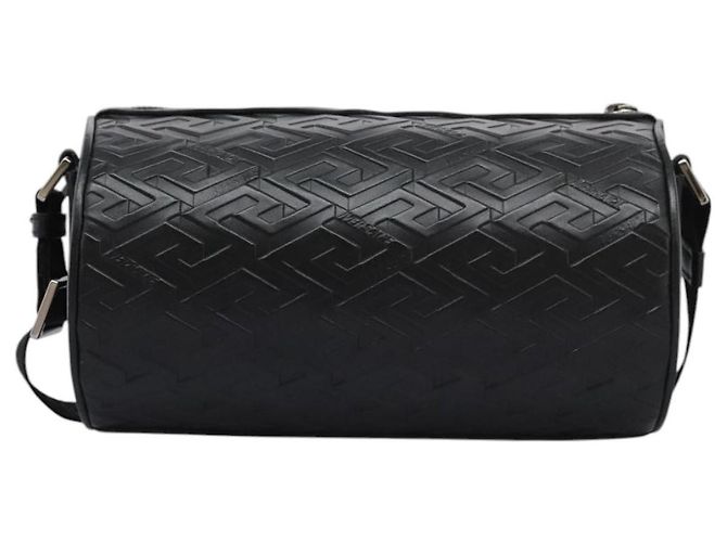 Versace La Greca Leather Negro - vista 2