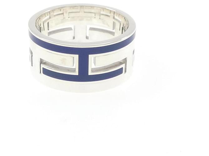 Ring Anello Move H in argento Hermès - vista 2
