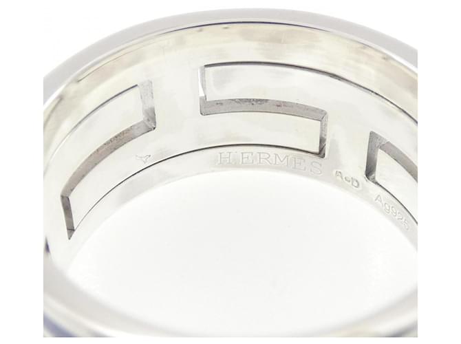 Ring Anello Move H in argento Hermès - vista 3