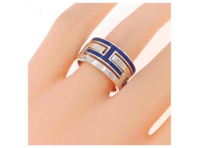 Ring Anello Move H in argento Hermès - vista 4