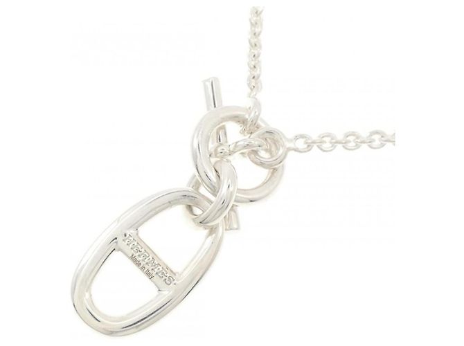 Collana Chaine d'Ancre Hermès Argento - vista 4