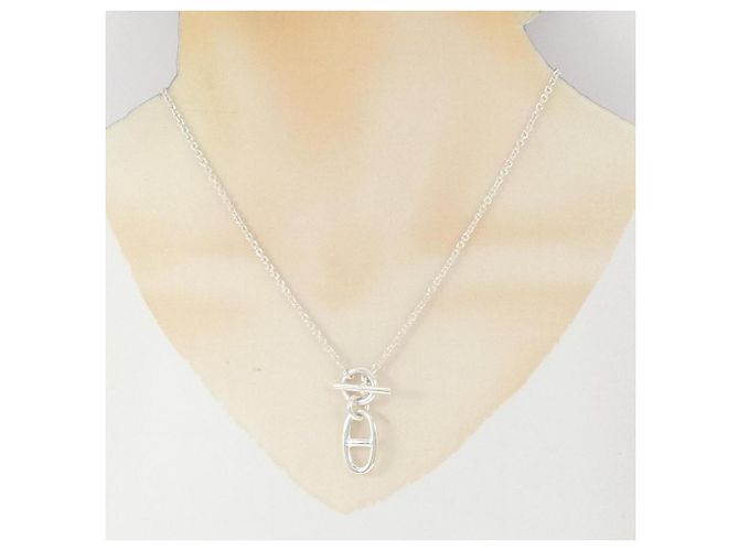 Collana Chaine d'Ancre Hermès Argento - vista 6