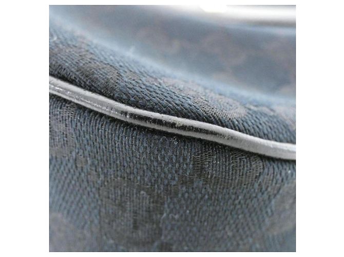 Borsa a tracolla Gucci 137378 in tela GG nera Nero - vista 2