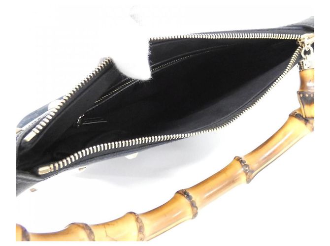 Borsa a tracolla Gucci 137378 in tela GG nera Nero - vista 5