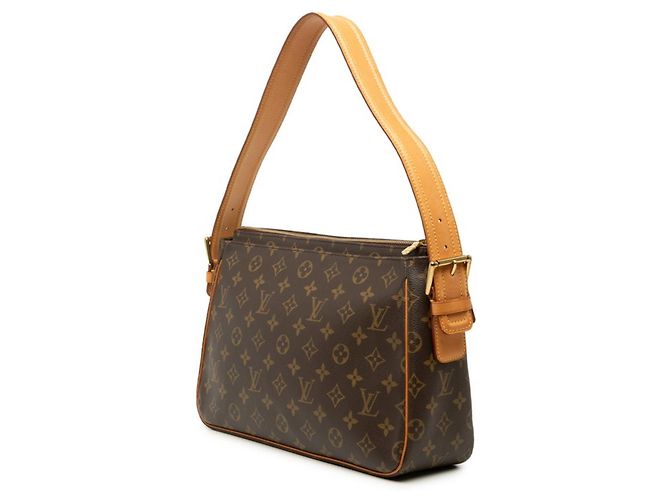 Borsa a Spalla Louis Vuitton Monogram Vivacite GM Marrone - vista 2