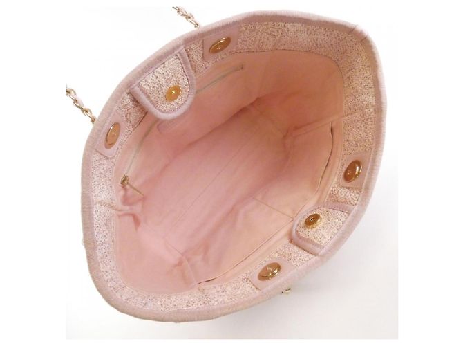 Borsa Chanel Deauville Line 67001 Rosa - vista 8