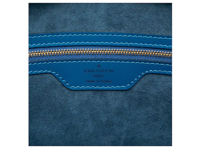Borsa a tracolla Epi Saint Jacques Louis Vuitton Blu - vista 5